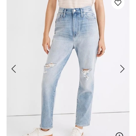 NWT Madewell The Mom jean in Gilford Wash SZ 28 - Picture 2 of 10